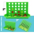 thumbnail image 4 of Pixiss Travel Size Miniature 4 in a Row Connect Board Game 12 Pack, Worlds Small 4 Row Connect Game for Gift Bags, Party Favors, Stocking Stuffers, 4 of 6