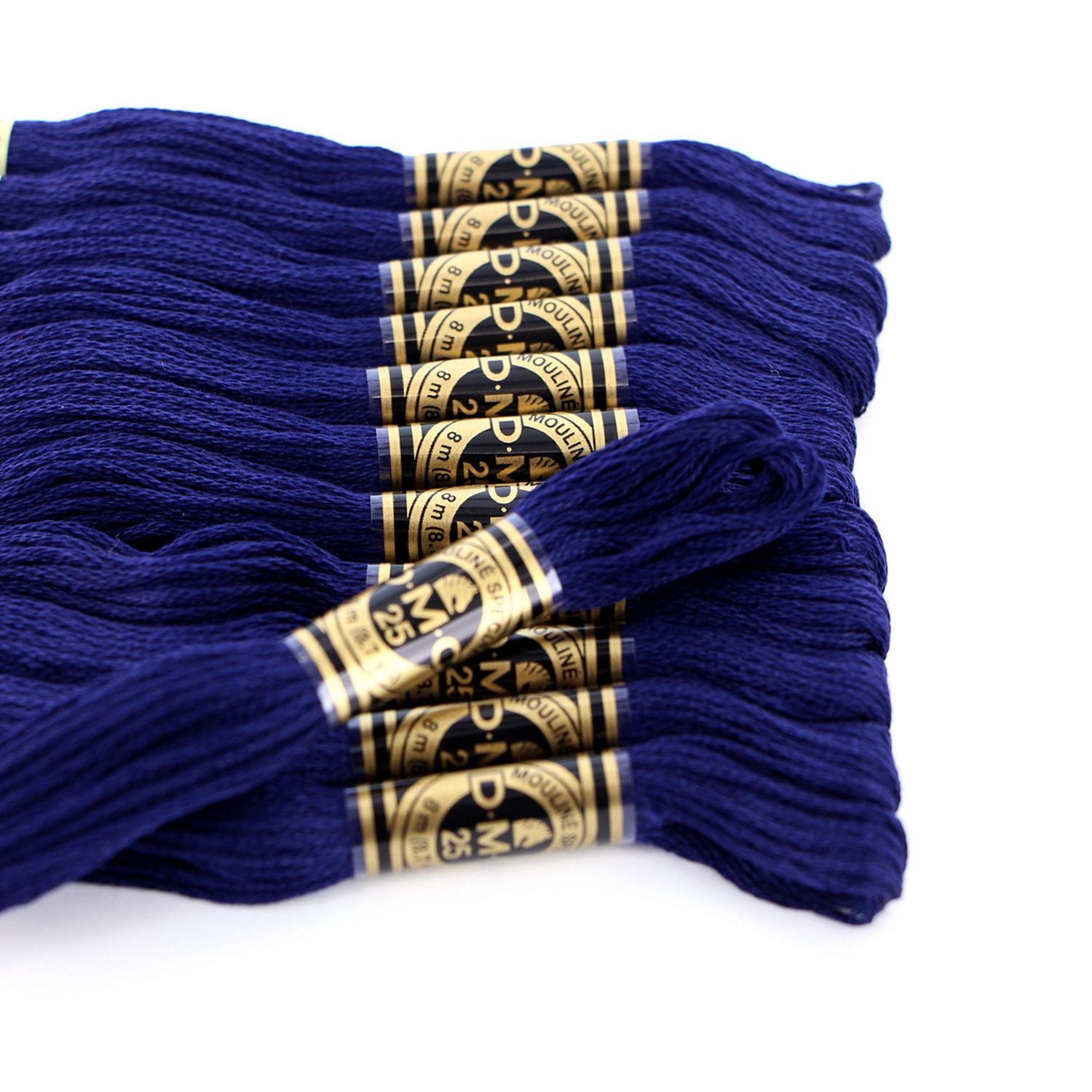 DMC Coton À Broder 6 Brins 8m - Bleu 6 Brins