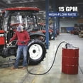 thumbnail image 2 of Roughneck Heavy-Duty Fuel Transfer Pump, 15 GPM, 12 Volt DC, Manual Nozzle, Gasoline Compatible, 2 of 9