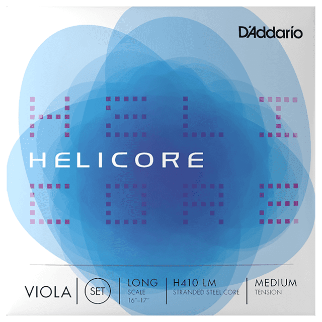 Cuerdas D'addario H410 Lm Para Viola Tensión Media Helicore