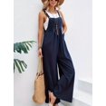 thumbnail image 3 of Combinaison Longue Sans Manches Boho, Combinaison Ample Décontractée avec Poches, Vêtements pour Femmes, 3 of 14