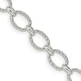 thumbnail image 6 of 925 Sterling Silver 6.1mm Fancy Rolo Chain 24 Inch, 6 of 7
