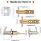 thumbnail image 2 of Stainless steel inner door lock is designed to be used as front door, back door or bedroom lock., 2 of 5