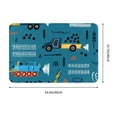 thumbnail image 3 of Goofa 16"x24" Inches Construction Trucks Doormats for Outdoor Entrance - Non-Slip Welcome Mat, Heavy Duty Door Mats Outdoor, Spring Doormat, 3 of 9
