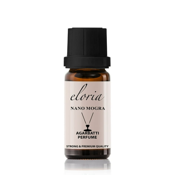 eloria Premium NANO-MOGRA Fragrance Oil For Incense Sticks Agarbatti Incense Cones Making