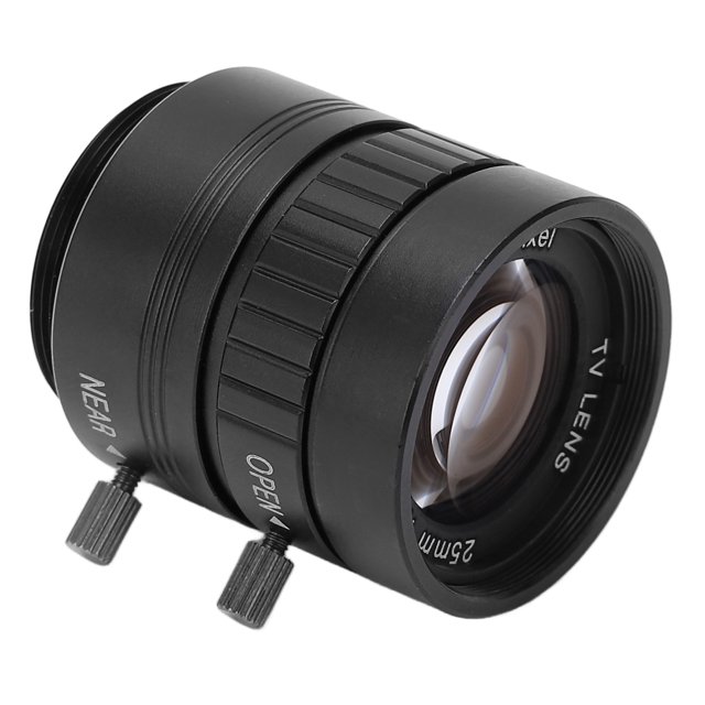 Lente De Iris Manual, Lente De Cámara Negra A Prueba De Herrumbre Para Cámara Digital