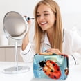 thumbnail image 6 of Seven Starred IadybirdCosmetic Storage Bag with Zipper Organizer, Makeup Bag for Women Big, Carry on Toiletry Bag, Printed Design -, 6 of 6