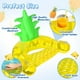 thumbnail image 3 of Ananas-aufblasbare Poolschwimmer, aufblasbarer Pool-Schwimmstuhl, schwimmende Hängematte mit Getränkehaltern, Sommer-Wasserspielzeug für den Pool, 3 of 5