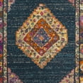 thumbnail image 3 of SAFAVIEH Madison Emmet Traditional Area Rug, Blue/Fuchsia, 5'1" x 7'6", 3 of 7