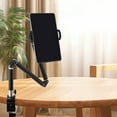 thumbnail image 2 of Foldable Tablet Stand Tablet Mount Adjustable Flexible Tablet Holder with 360 Degree Rotation for Tablet Cellphone, 2 of 9