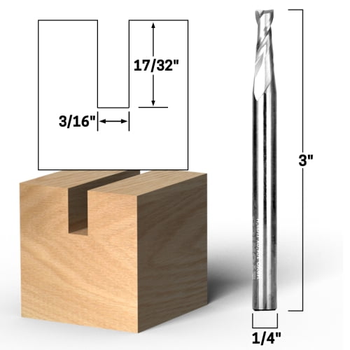 3/16" Dovetail Pin Dovetail Router Bit - 1/4" Shank - Yonico 14805q