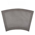 thumbnail image 2 of ROSOZ Round Table Fan Shaped Place Mats Heat Resistant Waterproof Dining Table Pads for Hotel Western Restaurant New Chinese Style Tableware, 2 of 7