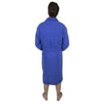 thumbnail image 6 of Men’s 100% Terry Cotton Bathrobe Toweling Robe Blue Large, 6 of 7