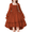 Caramel, variant on Arshiner Girls Dresses Puff Long Sleeve Fall Winter Smocked High Low Swing Midi Dress with Pockets