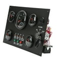 Boat Instrument Panel 5 Gauge Cluster Set Speedometer Fuel Level Water