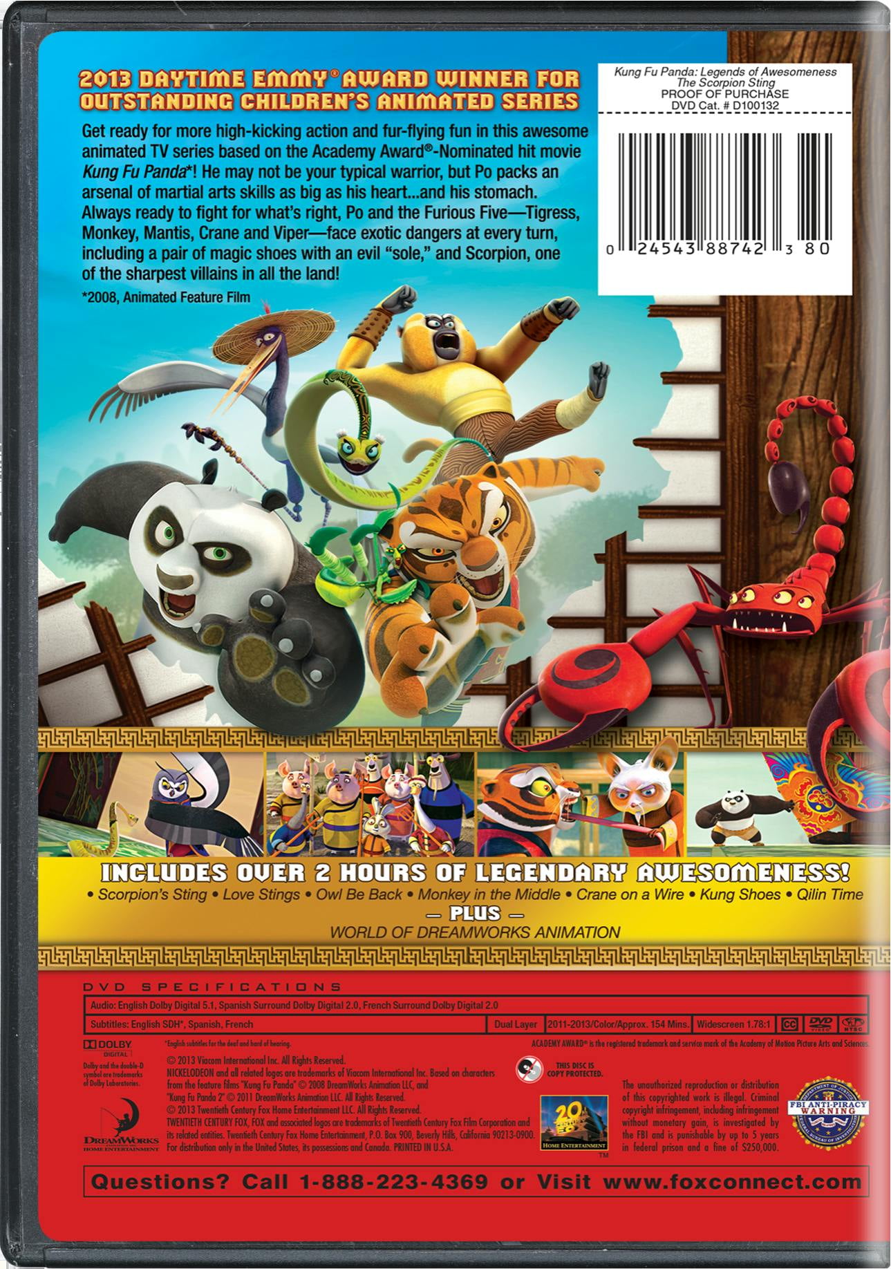 Kung Fu Panda: Legends of Awesomeness: The Scorpion Sting (DVD