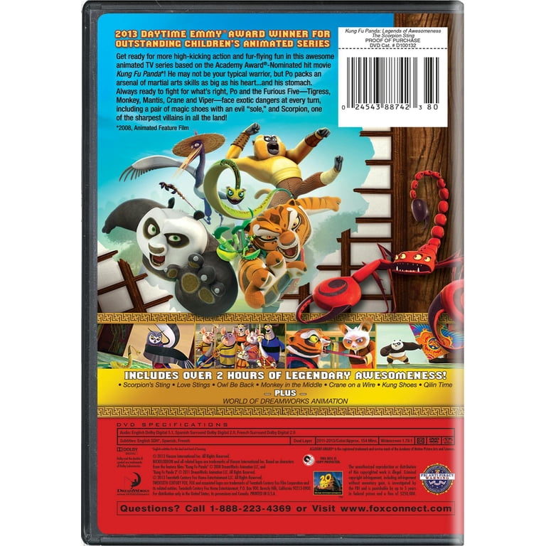 Kung Fu Panda: Legends of Awesomeness: The Scorpion Sting (DVD