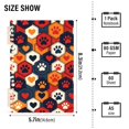 thumbnail image 3 of Haosy Colorful Paw Heart Hexagon Notebooks 2 Pcs 1-subject Journal 60 Sheets A5 College Ruled Paper Detachable Ring 8.3"x5.7", 3 of 8