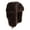 Brown, variant on Men Women Winter Fuzzy Fluffy Solid Trapper Hats Windproof Russian Ushanka Warm Ear Flaps Cold Weather