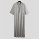 thumbnail image 5 of ZHAOCHENG Vestidos musulmanes, caftán musulmán para hombre, abaya, túnica de Dubái para hombre, kandoura étnica de Oriente Medio, ropa de oración para hombre, estilo saudí, dishdasha, thobe árabe, rop, 5 of 5