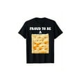 thumbnail image 1 of versatile Proud to be a Cracker" Humorous T-Shirt - 100% Cotton, Black with Saltine Design, 1 of 7