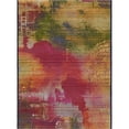 thumbnail image 1 of Unique Loom Outdoor Modern Watercolors Rug 2' 2 x 3' Rectangle Multi/Beige, 1 of 1