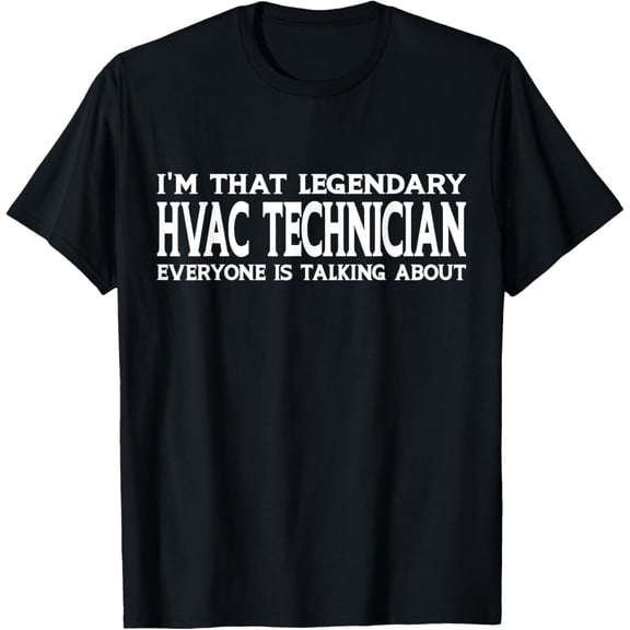 Premium Daily Comfort - Funny HVAC Technician T-Shirt - Unisex-Adults, Black, Small, Cotton, Short Sleeve, T-Shirt