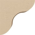 thumbnail image 3 of 2"W x 4"D x 4"H Classic Carmel Rough Cedar Woodgrain TimberThane Corbel, Primed Tan, 3 of 6