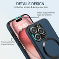thumbnail image 6 of Magnetic Case for iPhone 14 Plus, Support Car Mount, Compatible with Magsafe, with Built-in Invisible Kickstand, Slim Hybrid Shockproof Protective Phone Cover for iPhone 14 Plus, Blue, 6 of 8