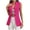 Hot Pink, variant on Sleeveless Blazer Vest for Women Lightweight Fully-Lined Fashion Casual Work Office Waistcoat Single Button Tops