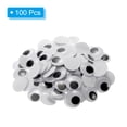 thumbnail image 3 of Unique Bargains 1.8 Inch Googly Eyes, 100 Pcs, 3 of 7