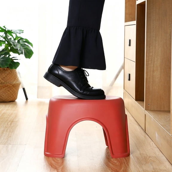 Amosfun Compact Non- Footstool Small Multi-Color Furniture Stool for Home Bathroom Indoor Use