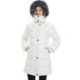 thumbnail image 6 of Wantdo Women's Puffer Jacket Windproof Winter Coat Stylish Winter Parka Jacket White L, 6 of 12
