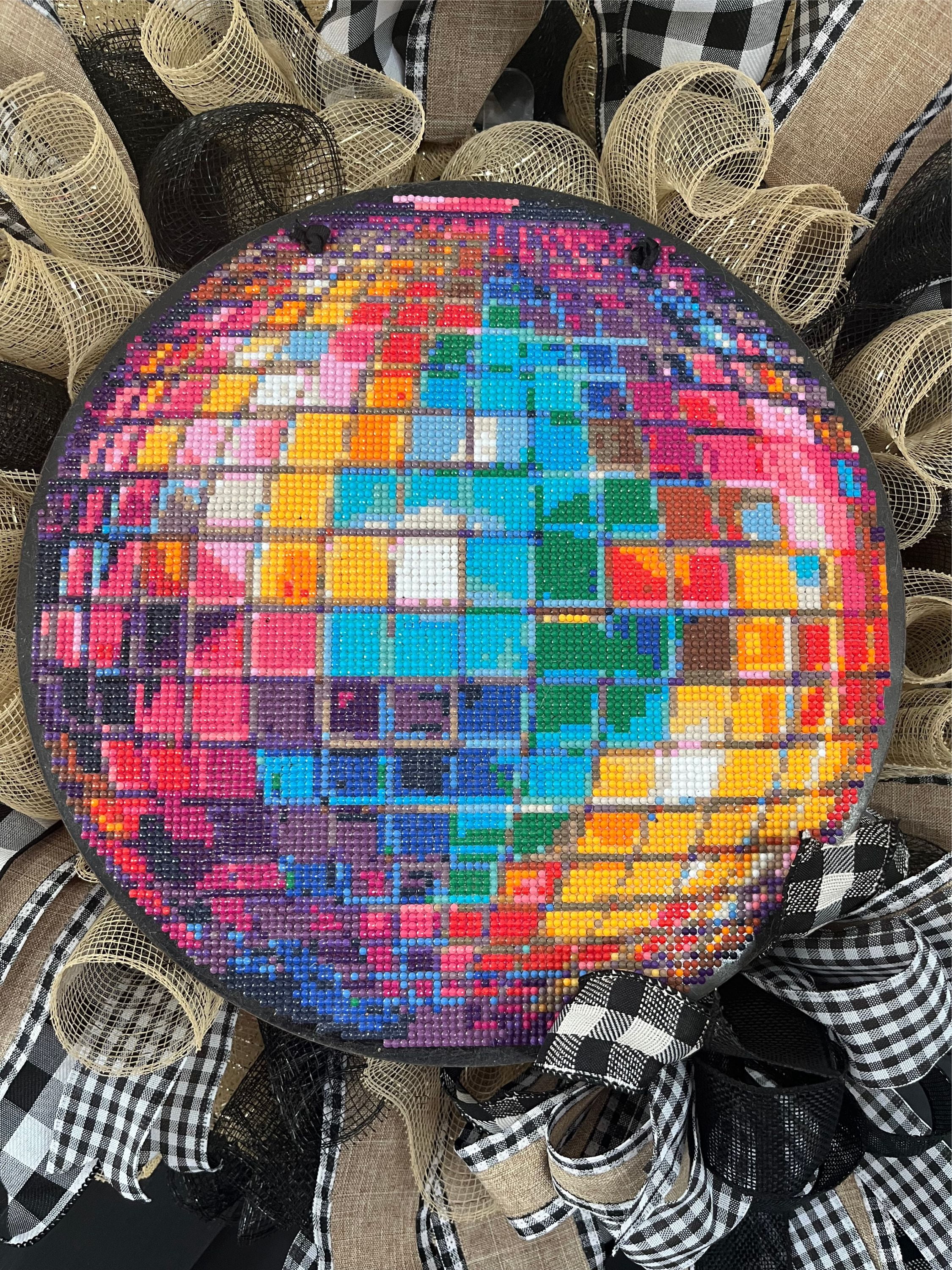 Diamond Art Painting Kit, Disco Ball Sign