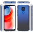 thumbnail image 2 of For Motorola Moto G Play Phone Case (2021), Mantto Full body Clear Cover PC + TPU Shockproof Anti-Scratch Gradient Bumper Rugged Two-layer Protection Cover for Motorola Moto G Play 2021 - Clear, 2 of 8