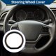 thumbnail image 2 of Cubierta de volante de cuero artificial PU Unique Bargains, protector de volante de coche ABS de 14.96" en negro y marrón oscuro con patrón de fibra de carbono, 1 pieza, 2 of 6