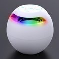 thumbnail image 3 of Miulika Mini Portable Home Bluetooth Speaker Rechargeable Alarm Clock Subwoofer White A, 3 of 9