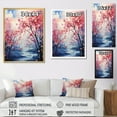 thumbnail image 4 of Designart "love Landscape Ephemeral Bliss" Floral Floater Framed Canvas Wall Art, 4 of 7