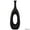 Black, variant on 36-Inch Frosted White Fiberglass Tall Floor Vase - Decorative Vase for Modern Home Decor, Perfect for Living Room, Home Office, Bedroom, Kitchen, Coffee Bar, Farmhouse Decor, and Wedding Centerpieces
