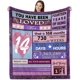 thumbnail image 1 of LHSHID Sweet 16 Gifts for Girls 16th Birthday Gifts for Girls Throw Blanket Birthday Gifts for 16 Year Old Girl 16th Birthday Gift Ideas Sweet 16 Birthday Decorations for Girl Teen 50x60in, 1 of 6