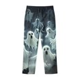 thumbnail image 5 of Zynoxe Womens Capri Pants Lounge Straight Breathable Halloween Printed Elastic Waist Plus Size Trousers with Pockets Trendy Streetwear Pajama Pants, 5 of 5