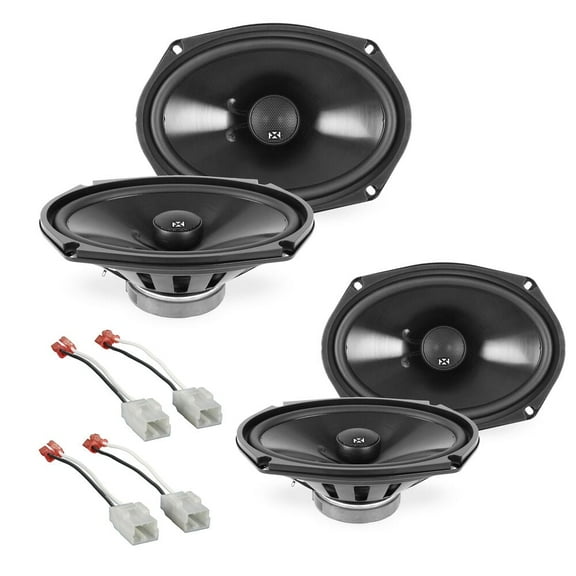 NVX Factory OEM Speaker Replacement Package for 2014-2018 Jeep Cherokee 6x9" Coaxial Car Speakers
