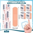 thumbnail image 2 of Qucyy School Nurse Band-Aid 3 Inch Band-Aid Travel First Aid Kit 3000 Pieces 3/4, 2 of 5