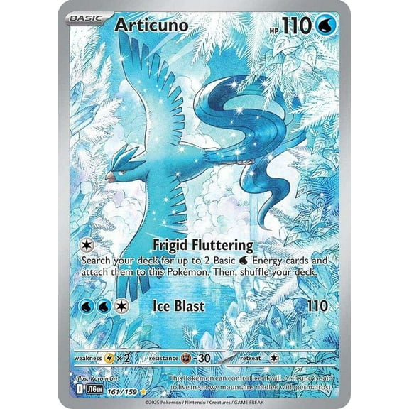 Pokemon Journey Together Illustration Rare Articuno #161