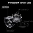 thumbnail image 2 of RAGUPEL 5 Gram Sample Containers with Lids,50 Count 5Ml Sample Jars,Empty Cosmetic Containers with Lids,Small Makeup Travel Containers for Glitter,Lotion,Cream,Beads,With Labels,Mini Spatulas, 2 of 8