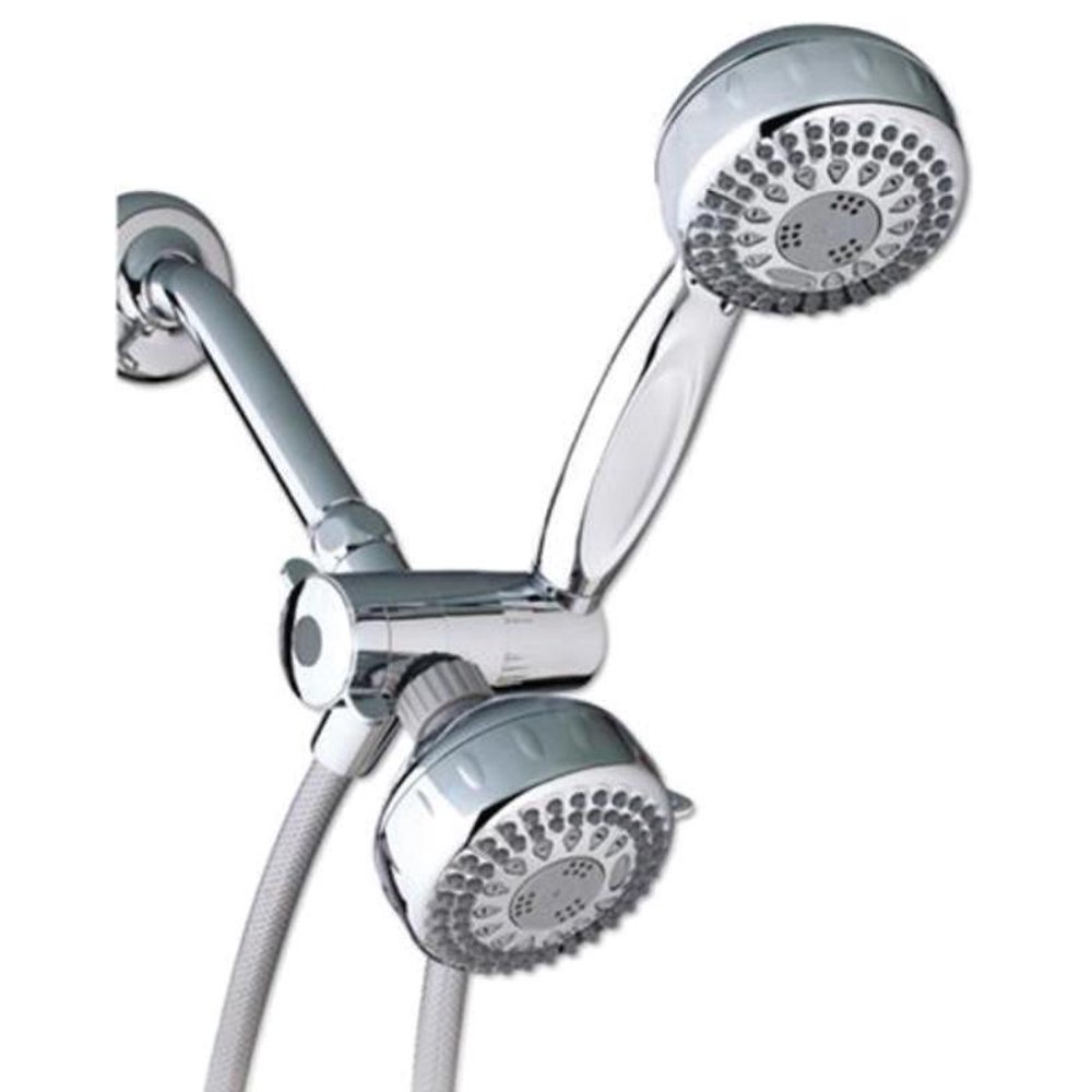 SHOWER HEAD DUAL 5 SPRAY CHR