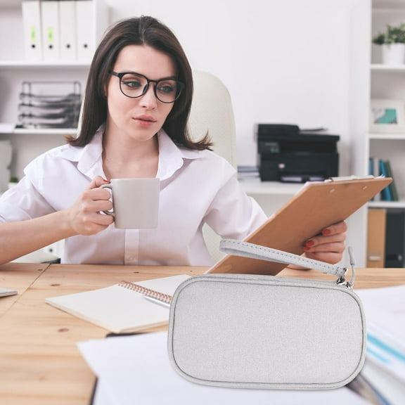 HongHeng Electronic Organizer,Travel Cable Organizer Bag Pouch Electronic Accessories Carry Case Portable Waterproof Double Layers Storage Bag for Cable,Cord,Charger,Phone,Earphone