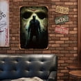thumbnail image 3 of Placa Metal Vintage Jason Pintura Hierro Rectangular Arte Pared Del 20x30cm, 3 of 9