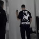 thumbnail image 3 of Camiseta holgada informal de manga corta para hombre con estampado de letras plateadas de edición limitada de Cole Buxton London versión alta112 blanco, 3 of 4