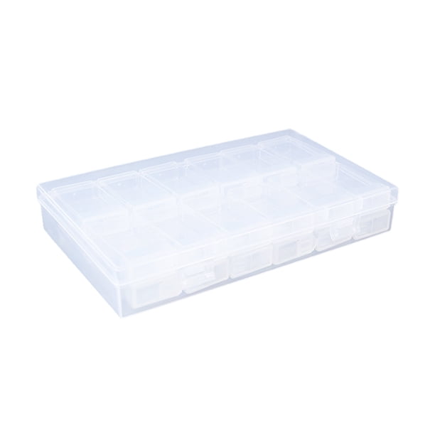 Contenedores de tabletas portátiles Estuche de arte de uñas de plástico Caja de almacenamiento de pintura de diamantes Hugtrwg Para estrenar